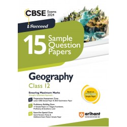 Arihant CBSE Sample Question Papers Geography Class 12 |