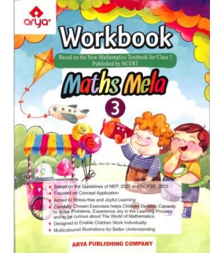 Arya Publication Maths Mela Workbook Class 3 NEP 2020