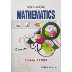 New Simplified Mathematics by S L Arora for CBSE Class 9  |