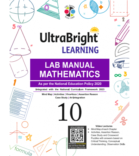 Ultra Bright Learning Lab Manual Mathematics Class 10 | Deepu Prakashan