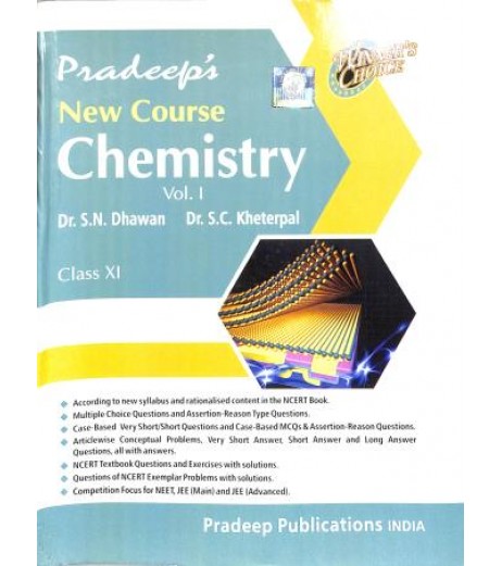 Pradeep New Course Chemistry for Class 11  Vol 1 and 2 By SC Kheterpal |Latest edition