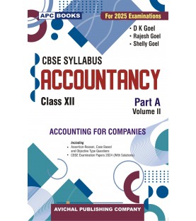 Accountancy Part A Vol 2 for CBSE Class 12 by D K Goel | Latest Edition