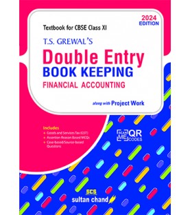 T S Grewals Double Entry Book Keeping for CBSE Class 11 | Latest Edition