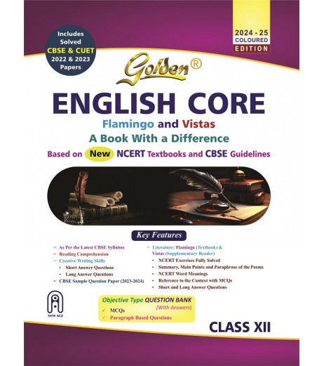 Golden Guide English Core Flamingo and Vistas for Class 12 | Latest Edition