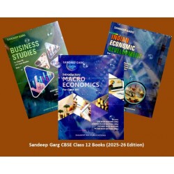 Sandeep Garg Macronomics Indian Economic Devolopment  Business Studies For 12th Cbse Set Of 3 Books 