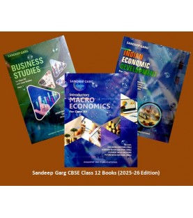 Sandeep Garg Macronomics Indian Economic Devolopment  Business Studies For 12th Cbse Set Of 3 Books 