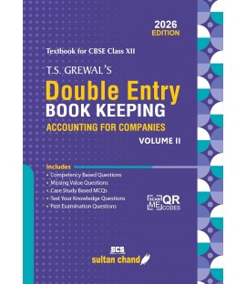 T S Grewals Double Entry Book Keeping Vol 2 CBSE Class 12 T S Grewals Double Entry Book Keeping Vol 2 CBSE Class 12