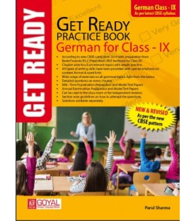 Get Ready Practice Book German Class 9 | Goyal Publishers