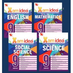 Xam idea CBSE Set of 4 Books Mathematics, Science, Social