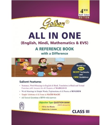 Golden All In One Class-3 (English, Hindi, Mathematics and EVS) Golden Class 3 - SchoolChamp.net