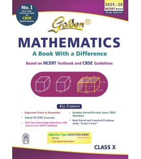 Golden Mathematics: (With Sample Papers) A book with a Difference for Class-10