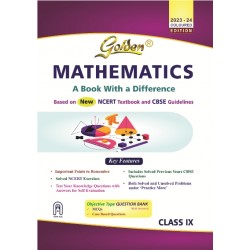 Golden Guide Mathematics With Sample Papers- A book with a
