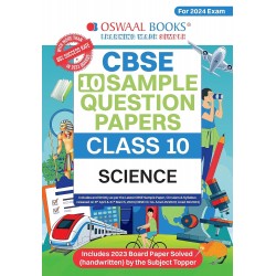 Oswaal CBSE Sample Question Paper Class 10 Science | Latest