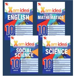 Xam idea Class10 Combo Pack -English, Science, Social