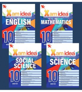 Xam idea Class10 Combo Pack -English, Science, Social Science and Maths | Latest Edition