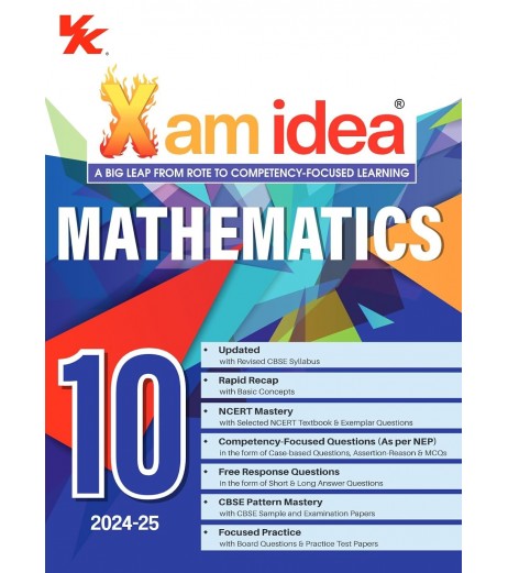 Xam Idea CBSE Mathematics Class 10 | 2024-25 Edition