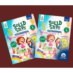 Solid Step Math Course Book Part A and B for Class 4 |