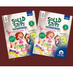 Solid Step Math Mind Teaser Book Part A and B for Class 4 |