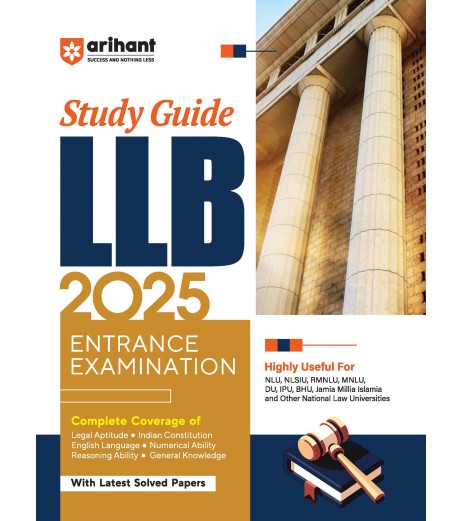 Arihant Self Study Guide For LLB 2025 Entrance Examination