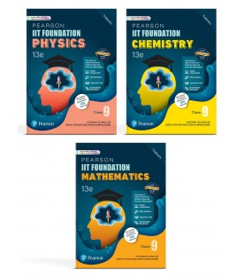 Pearson IIT Foundation Class 9 Combo Pack PCM | Latest Edition