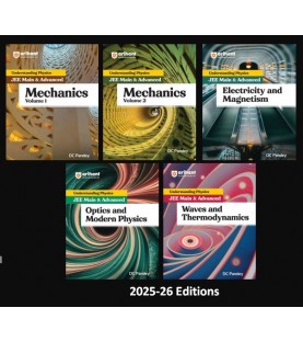 DC Pandey Understanding Physics for JEE Main and Advance Set of 5 Books  (Mechanics Vol-1, Vol-2, Electricity and Magnetism, Optics and Modern Physics, Waves and Thermodynamics)