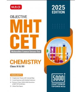 MTG Objective Chemistry  MHT CET Books For 2024 Engineering Entrance Exam