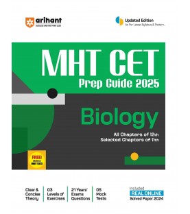 Arihant MHT-CET Engineering Entrances Prep Guide Biology  | Latest edition