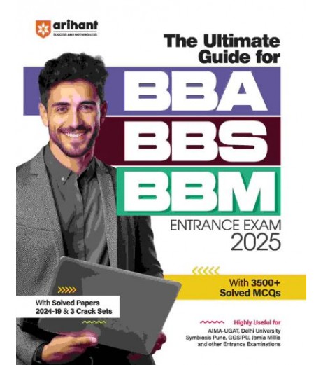 Arihant  Ultimate Guide for BBA/BBS/BBM Entrance Exam | Latest Edition