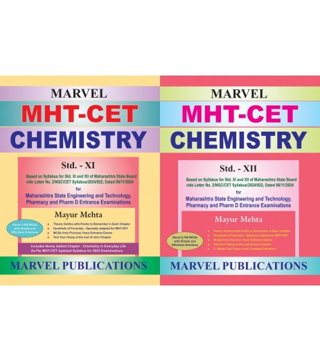 Marvel Chemistry MHT CET | Latest Edition Mayur Mehta Marvel Chemistry MHT CET | Latest Edition MHT-CET - SchoolChamp.net