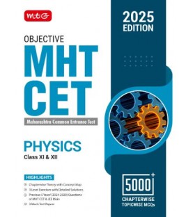 MTG  Objective Physics MHT CET Books For 2025 Engineering Entrance Exam