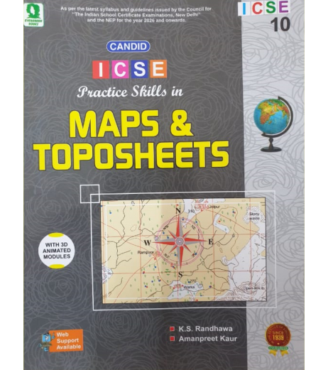 Candid ICSE Practice Skills in Maps & Toposheets Class 10