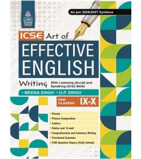 ICSE Art of Effective English Writing Class 9 & 10 | Latest Edition 