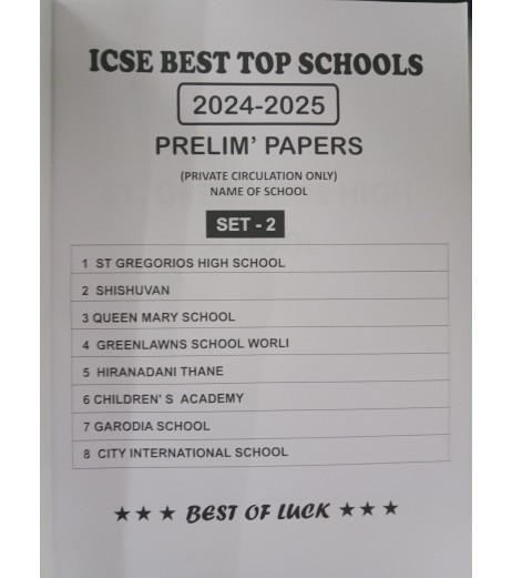 ICSE Prelims Papers 2024-25 Set-1