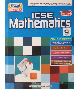 Frank ICSE Mathematics for Class 9 | Latest Edition