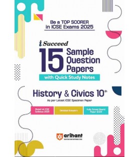 Arihant ICSE Sample Question Paper History & Civics Class 10 | Latest Edition 