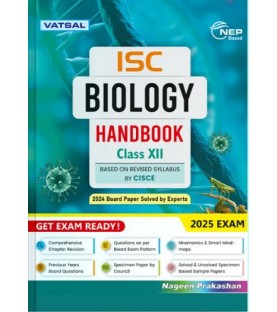 Nageen Prakashan Vatsal ISC Biology Handbook Class 12 | Latest Edition