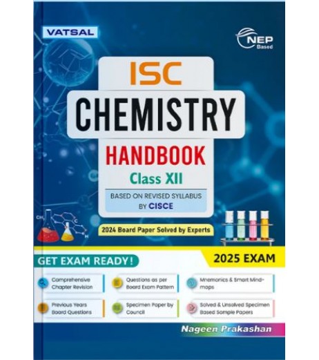 Nageen Prakashan Vatsal ISC Chemistry Handbook Class 12 | Latest Edition