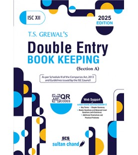 T S Grewals ISC Double Entry Book Keeping Accountancy Class 12 Section A | Latest Edition