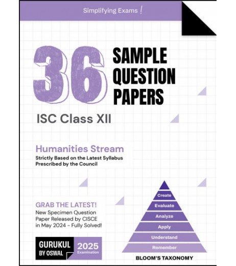 Gurukul ISC 36 Sample Question Papers for Class 12 Arts Stream  | Latest Edition