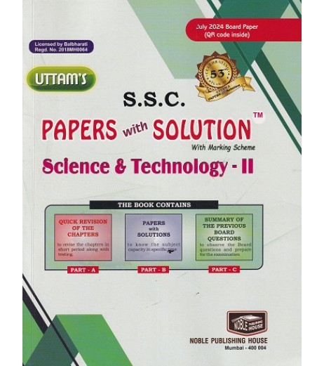 Uttams Paper Solution Std 10 Science and Technology Part 2 MH State Board Class 10 - SchoolChamp.net