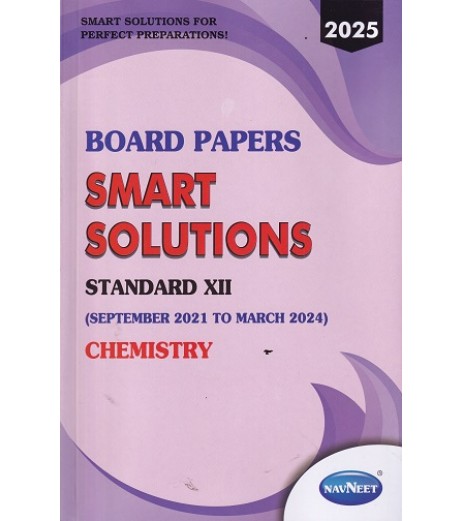 Navneet Board Paper Smart Solution Chemistry  Std 12 | Latest Edition