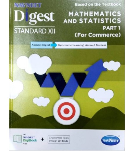 Navneet Mathematics and Statistics Part 1 Digest (Commerce) Class 12 | Latest Edition