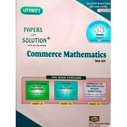 Uttams Paper Solution Std 12 Commerce Mathematics | latest