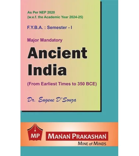 Ancient India F.Y.B.A. Semester 1 Manan Prakashan | NEP 2020 - Dr ...