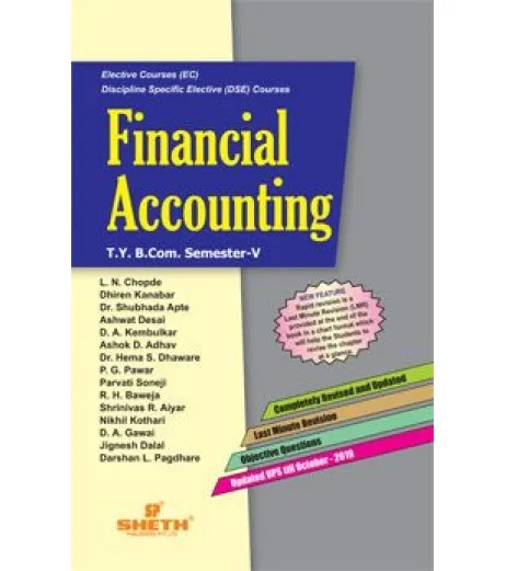 Financial Accounting TYBcom Sem 5 Sheth Publication - Chopde, Chaudhary ...