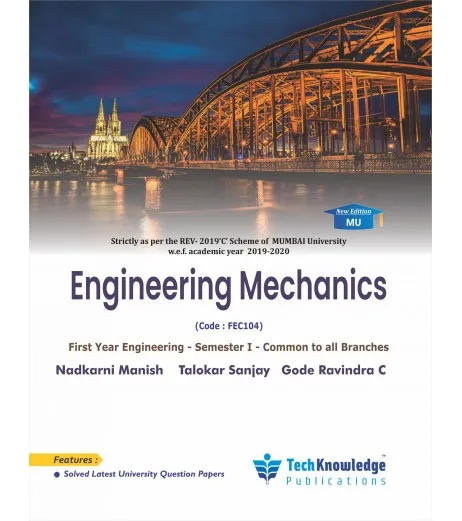 Engineering Mechanics First Year Sem 1 Techknowledge Publication ...