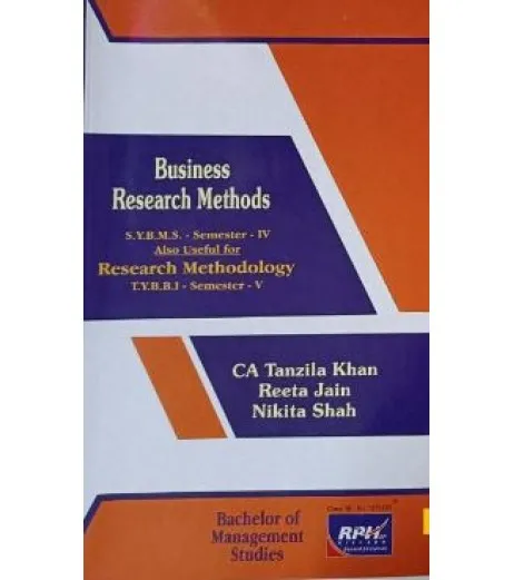 Business Research Method SYBMS Sem 4 Rishabh Publication - CA Tanzila Khan