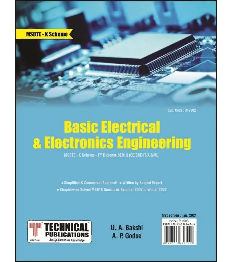 Basic Electrical & Electronics Engineering MSBTE -K Scheme First Year ...