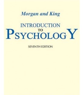Introduction to Psychology by Morgan and King 7th Edition books