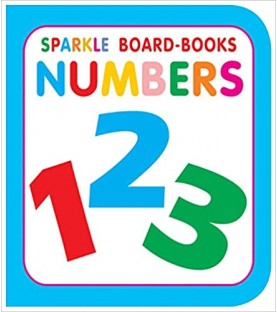 Dreamland Sparkle Board Book - Numbers for Children Age 2-4 Years | Pre school Board books